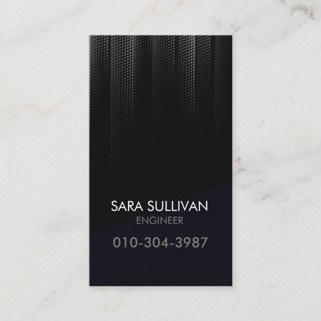 Engineer Engineering Technology  Business Card (Front)