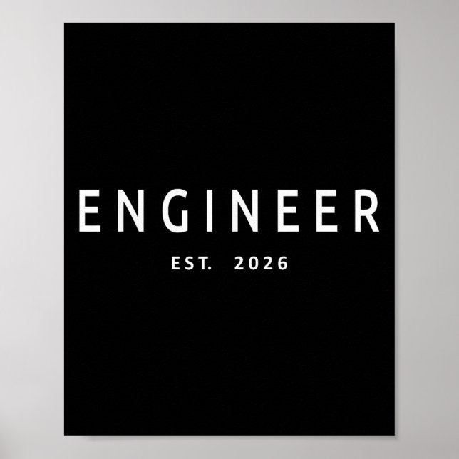 Engineer Est. 2026 Engineering Graduation  Poster (Front)