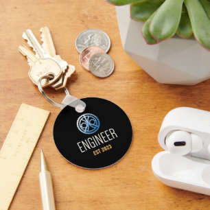 Engineer Established , Engineering Graduate Custom Key Ring