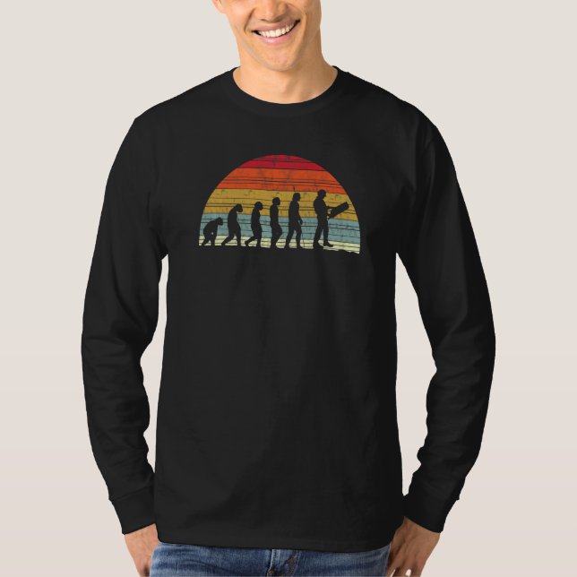 Engineer Evolution And Evo  Evolution Of Man Const T-Shirt (Front)