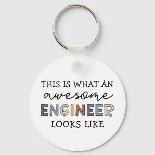 Engineer Funny Awesome Engineer   Engineering Key Ring