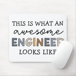 Engineer Funny Awesome Engineer   Engineering Mouse Pad