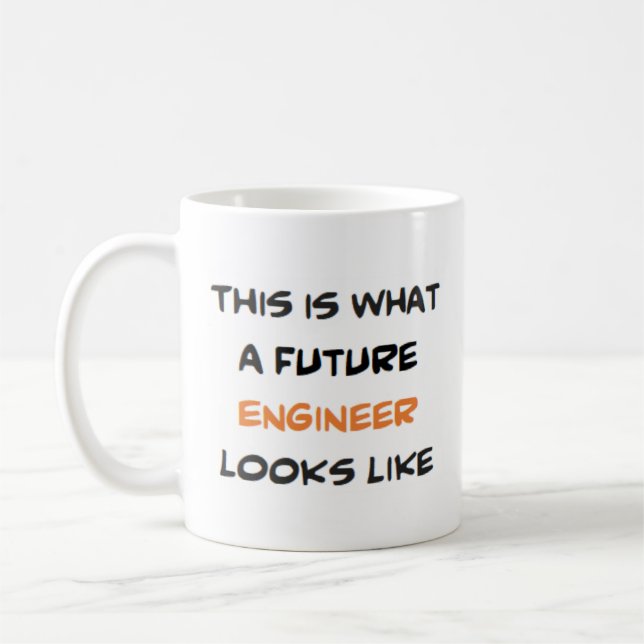 engineer, future coffee mug (Left)