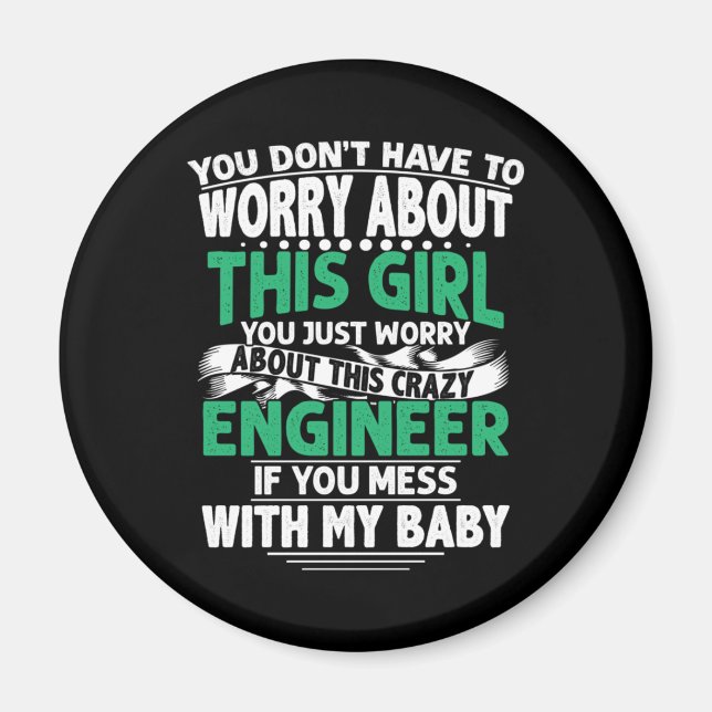 Engineer Girl Engineer Magnet (Front)