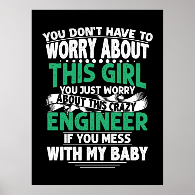 Engineer Girl Engineer Poster (Front)