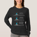 Engineer Glass Half Full: Funny Engineering Joke T-Shirt<br><div class="desc">Perfect for Engineering Major college students,  Civil-Engineers,  mechanical engineers,  chemical engineers and more! This Engineering Joke Shirt is a great gift idea for birthdays,  graduation.</div>