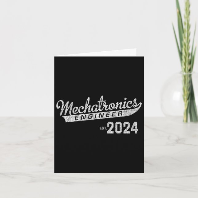 Engineer Graduation 2024  Card (Front)