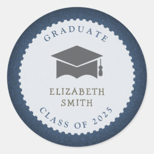 Engineer Graduation Classic Round Sticker