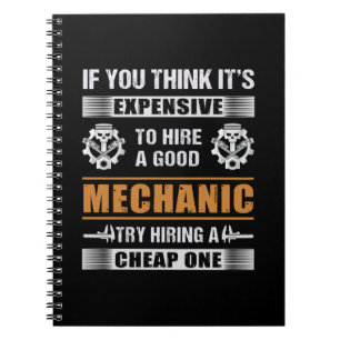 Engineer Hire A Good Mechanic Engineer Notebook
