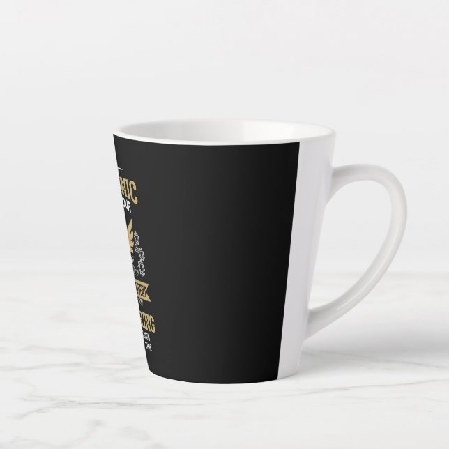 Engineer I Am A Mechanic Engineering Latte Mug (Right)