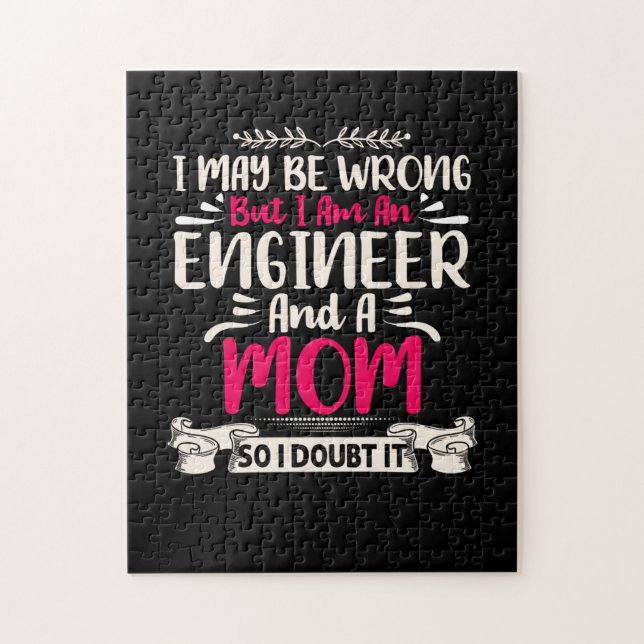 Engineer I Am An Engineer And A Mum Jigsaw Puzzle (Vertical)