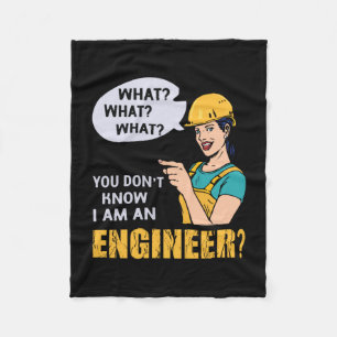 Engineer I Am An Engineer Fleece Blanket
