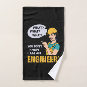 Engineer I Am An Engineer Hand Towel