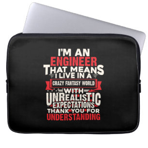 Engineer I Am An Engineer Laptop Sleeve