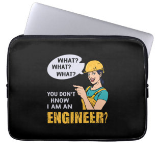 Engineer I Am An Engineer Laptop Sleeve
