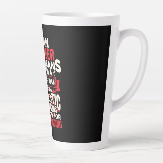 Engineer I Am An Engineer Latte Mug (Right)