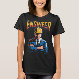 Engineer In Greek Letters Stem Nerd Humor T-Shirt
