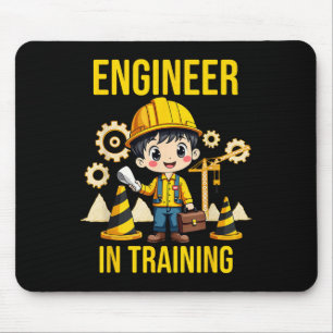 Engineer In Training Future Engineer Holding Engin Mouse Pad