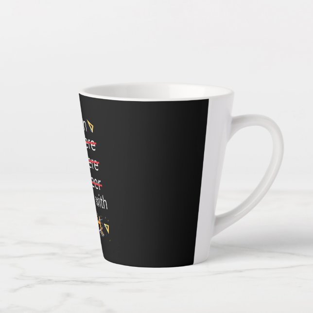 Engineer Is Good With Math Latte Mug (Right)