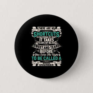 Engineer Mechanical Engineer 6 Cm Round Badge