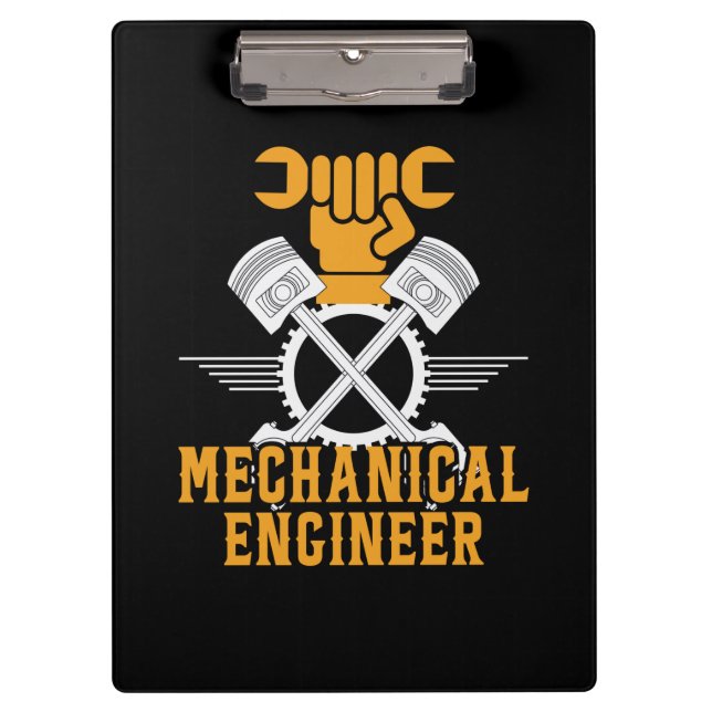 Engineer Mechanical Engineer Clipboard (Front)