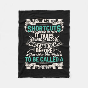 Engineer Mechanical Engineer Fleece Blanket