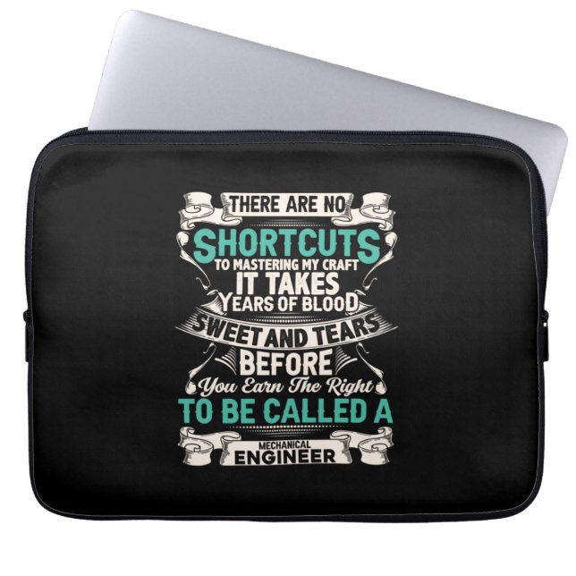 Engineer Mechanical Engineer Laptop Sleeve (Front)