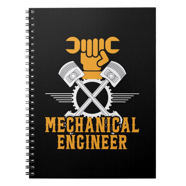 Engineer Mechanical Engineer Notebook (Front)
