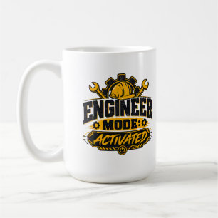 Engineer Mode Activated Engineering Humour Coffee Mug