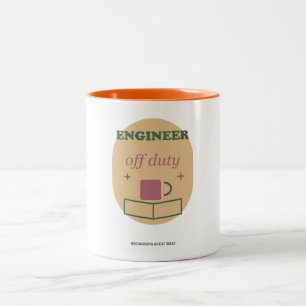Engineer Off Duty Cosy Coffee Two-Tone Coffee Mug