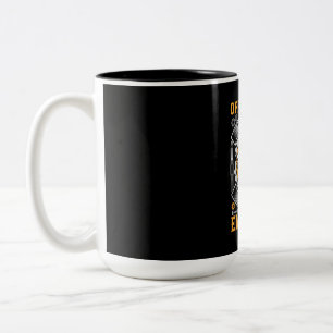 Engineer Officially The World Coolest Engineer Two-Tone Coffee Mug