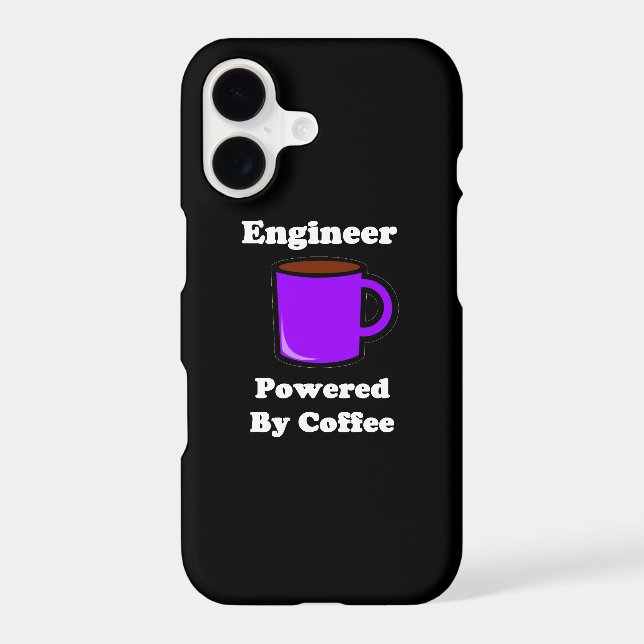 "Engineer" Powered by Coffee (Back)