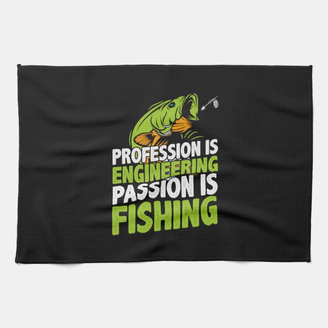 Engineer Profession Is Engineering Tea Towel (Horizontal)