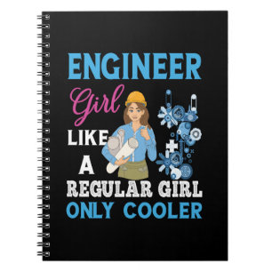 Engineer Proud Engineer Girl Notebook