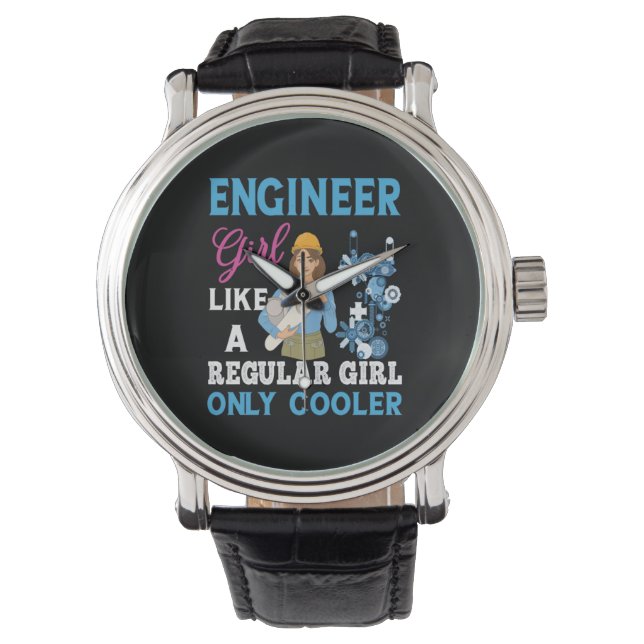 Engineer Proud Engineer Girl Watch (Front)