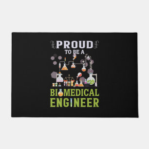 Engineer Proud To Be A Biomedical Engineer Doormat