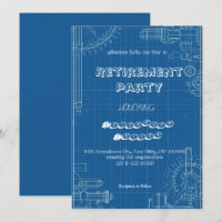 Engineer retirement party invitation