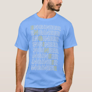 Engineer Retro Graduation Wizard Mechanical Electr T-Shirt