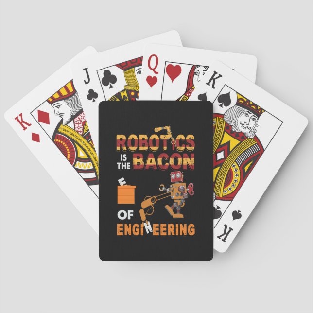Engineer Robotics Of Engineering Playing Cards (Back)