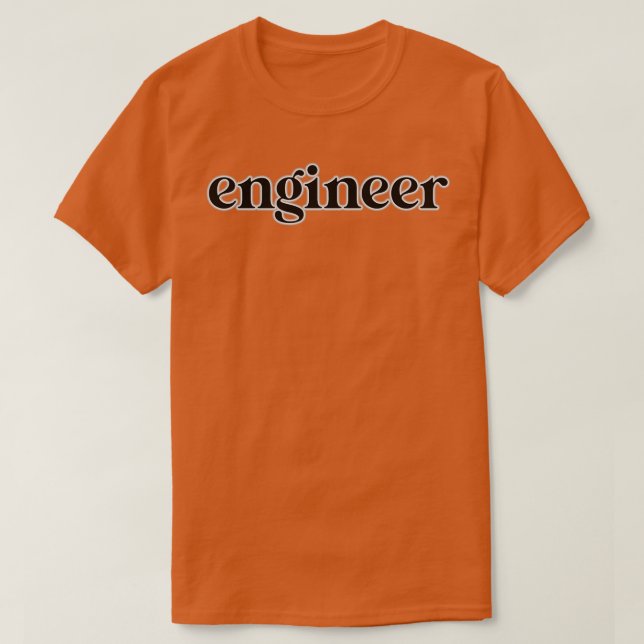 Engineer simple essential T-Shirt (Design Front)