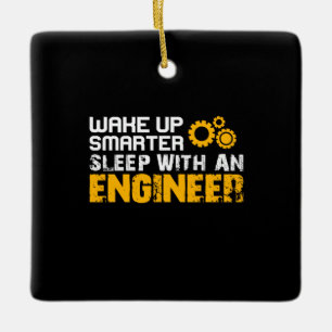 Engineer Sleep With An Engineer Ceramic Ornament