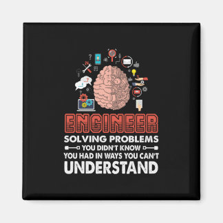 Engineer Solving Problems Magnet