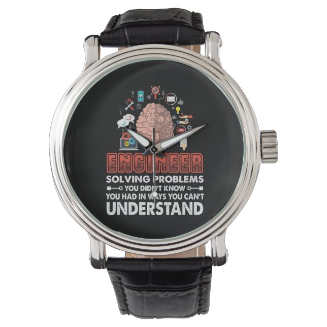 Engineer Solving Problems Watch (Front)