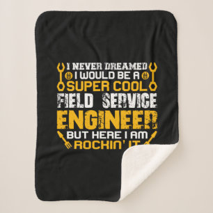 Engineer Super Cool Field Service Engineer Sherpa Blanket
