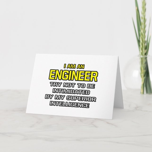 Engineer...Superior Intelligence Card (Front)