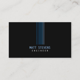 Engineer Technical Skills Blue Beams Business Card