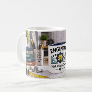 Engineer Think Create Solve Mug