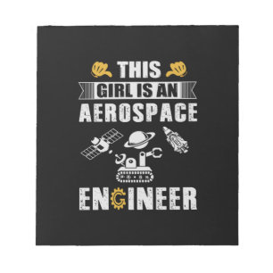 Engineer This Girl Is An Aerospace Engineer Notepad