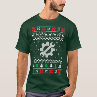 Engineer Ugly Christmas  T-Shirt