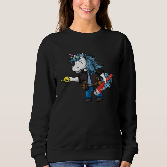 Engineer Unicorn  Engineering Costume Sweatshirt (Front)